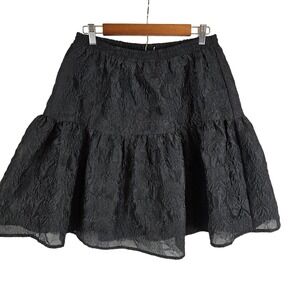 Bardot Demi Floral Jacquard Skirt, black, size‎ US 8 /M